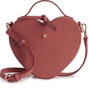 LC Lauren Conrad Heart Crossbody Bag